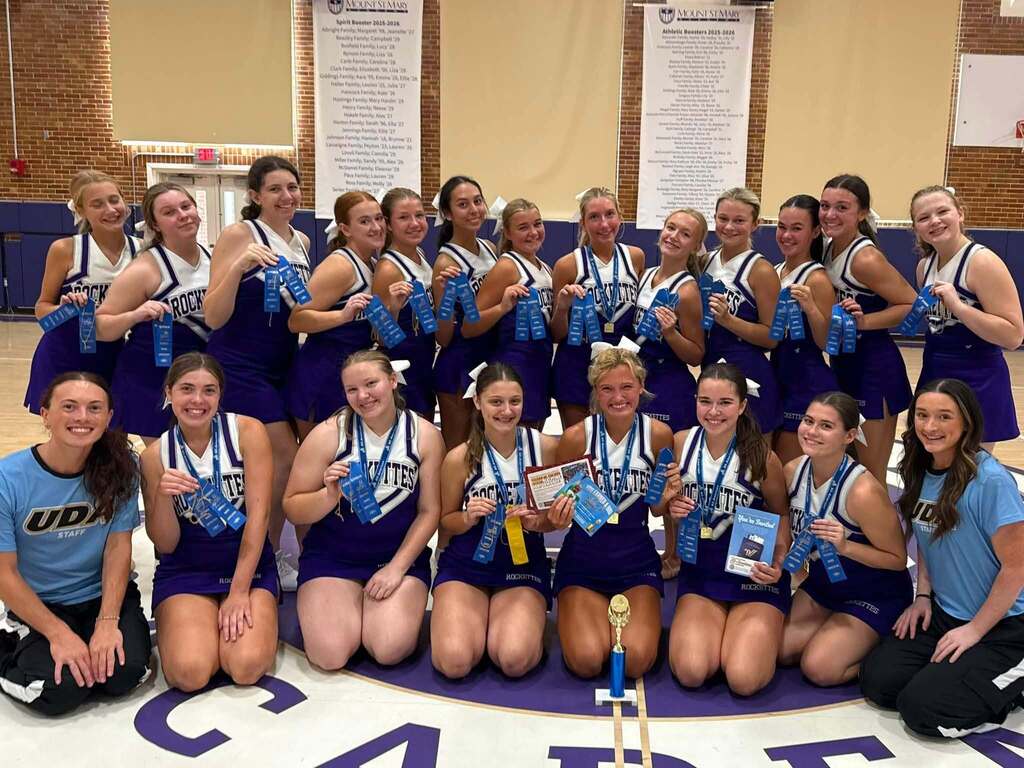Congratulations to our Rockettes Dance Team on an incredible team camp this weekend! The team received all blue superior ribbons for their dance evaluations, and 8 athletes received All-American nominations! (Jeannette Albright, Lucy Busfield, Julia Halter, Ella Horton, Ellie Jennings, Catherine Johnson, Elli Roberts, Rebecca Yakoubian) Amazing job, ladies!