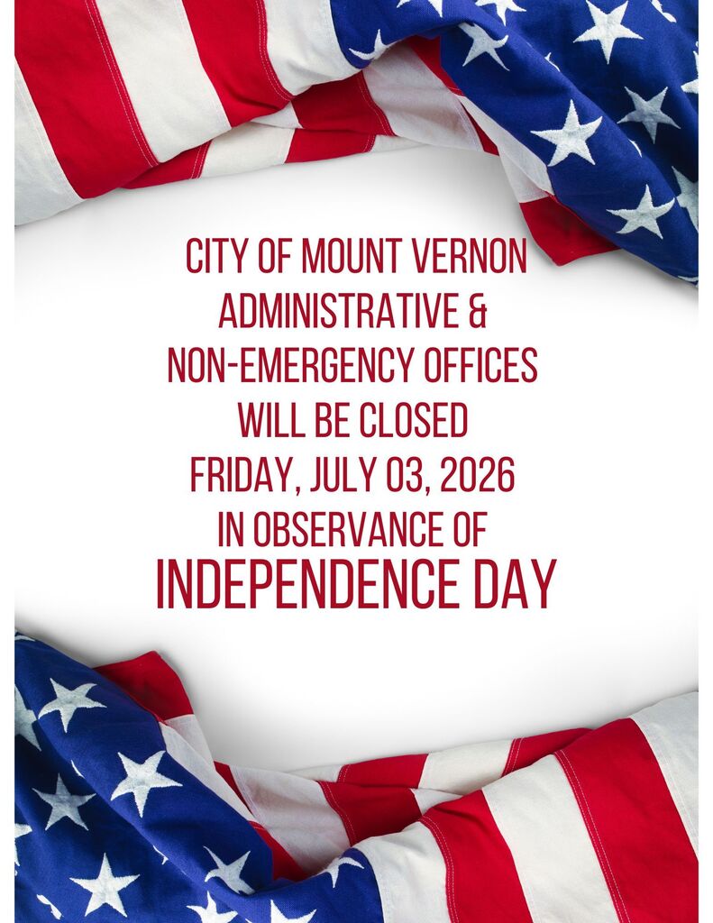 Closing Notice with US flags