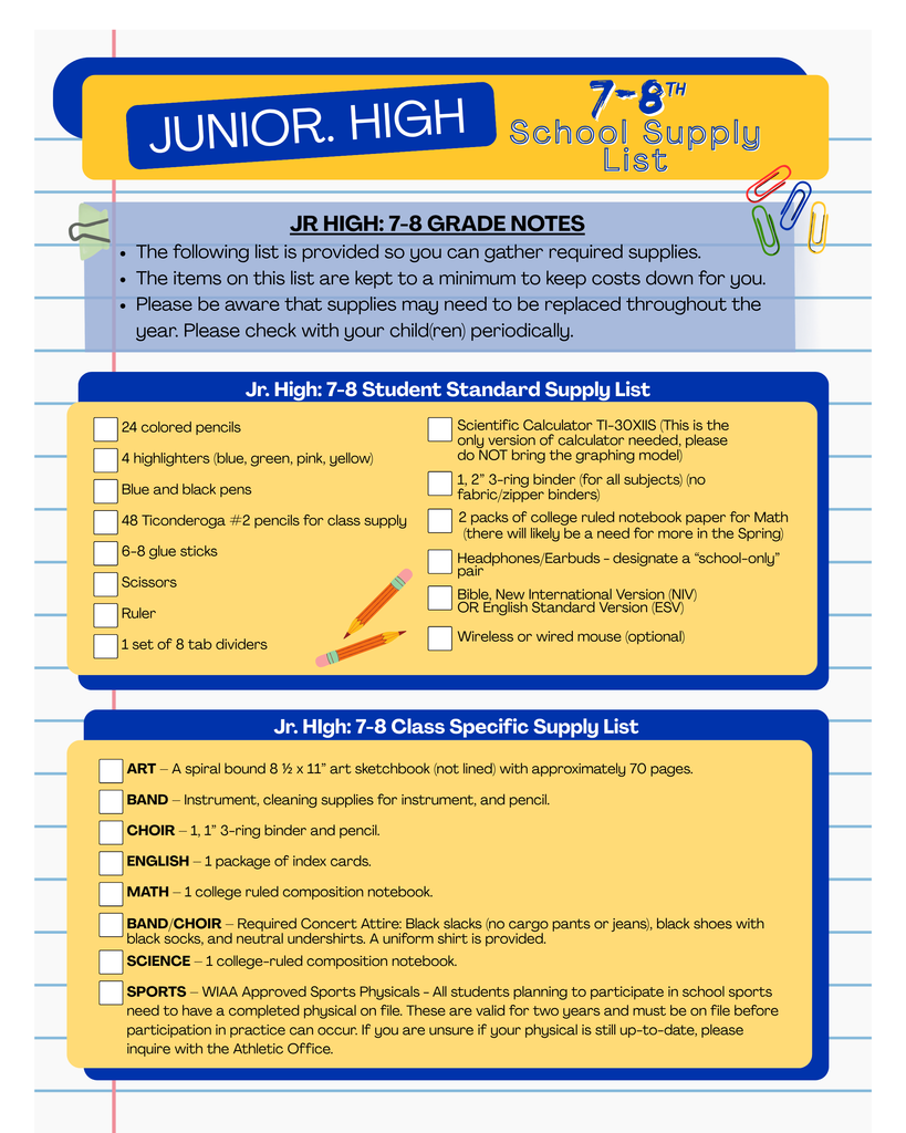 JUNIOR HIGH