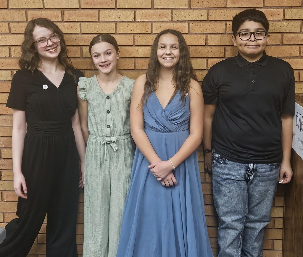 Mt. Vernon 6th grade students who performed at 6th Grade Honor Festival at DWU.