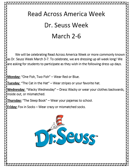 Dr. Seuss Week