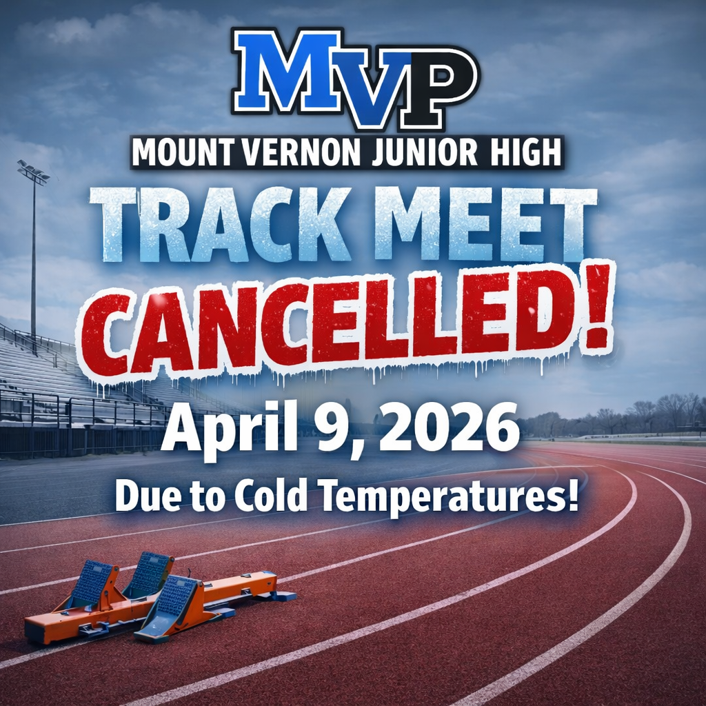 MVP JH Track Meet Cancelled