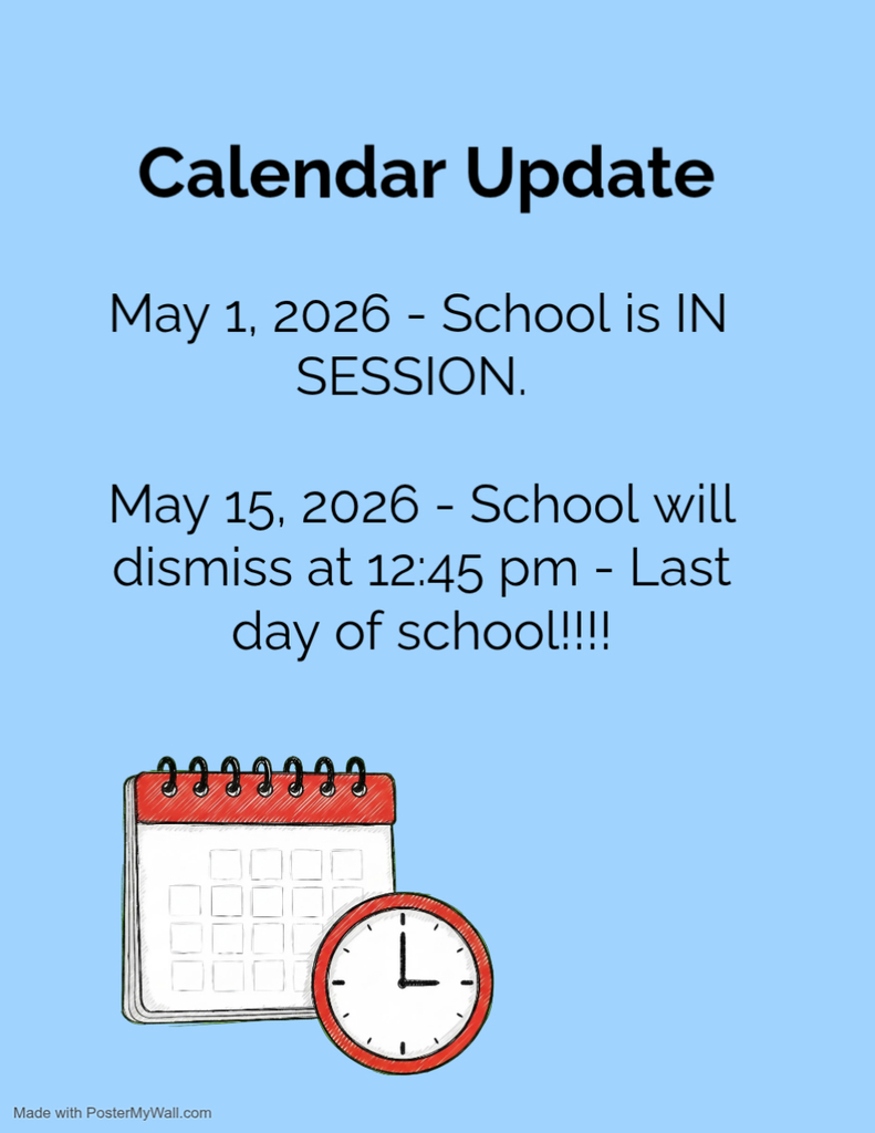 Calendar Update!