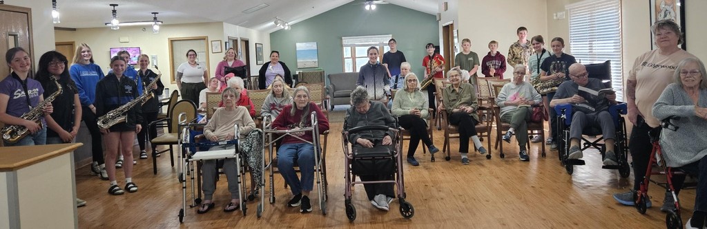 Students at Edgewood Memory Care