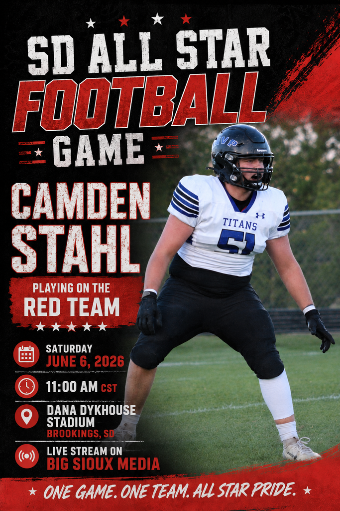 Camden Stahl HSFB All Star Game