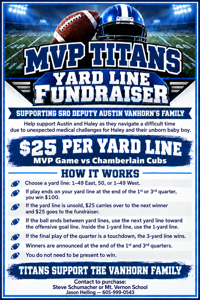 Yard line fundraiser