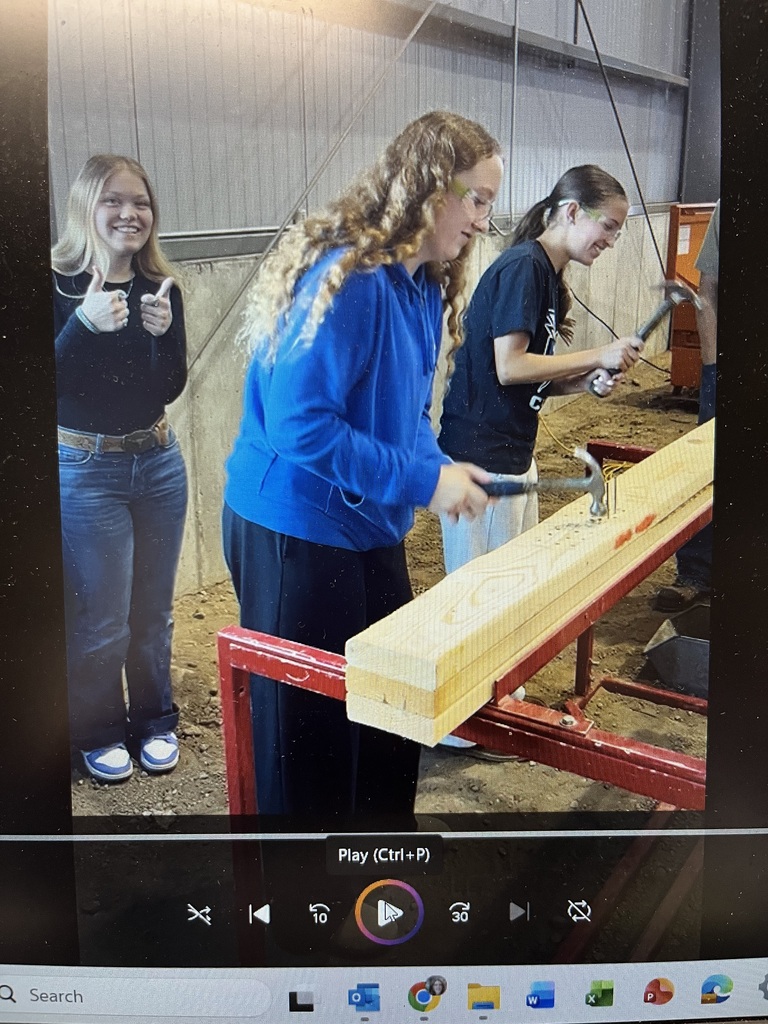 Hammering away for candy