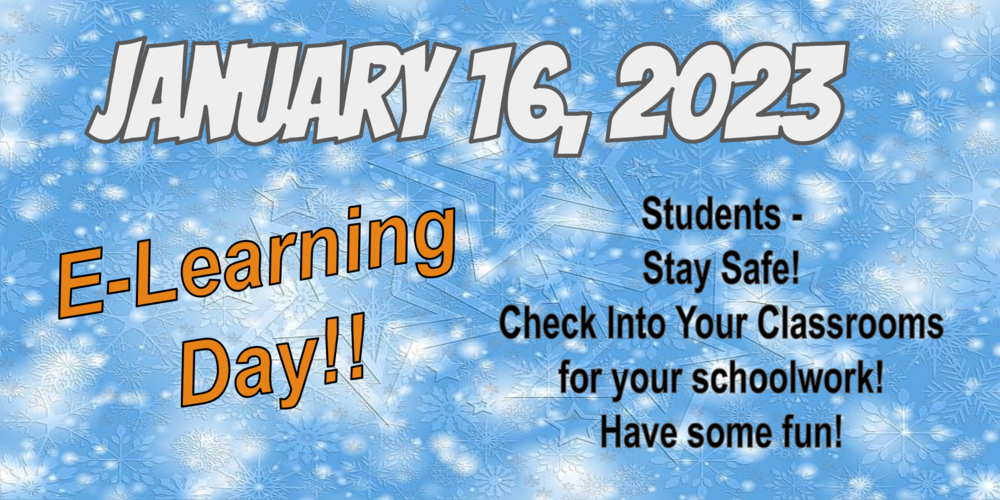 E-Learning Day January 16th