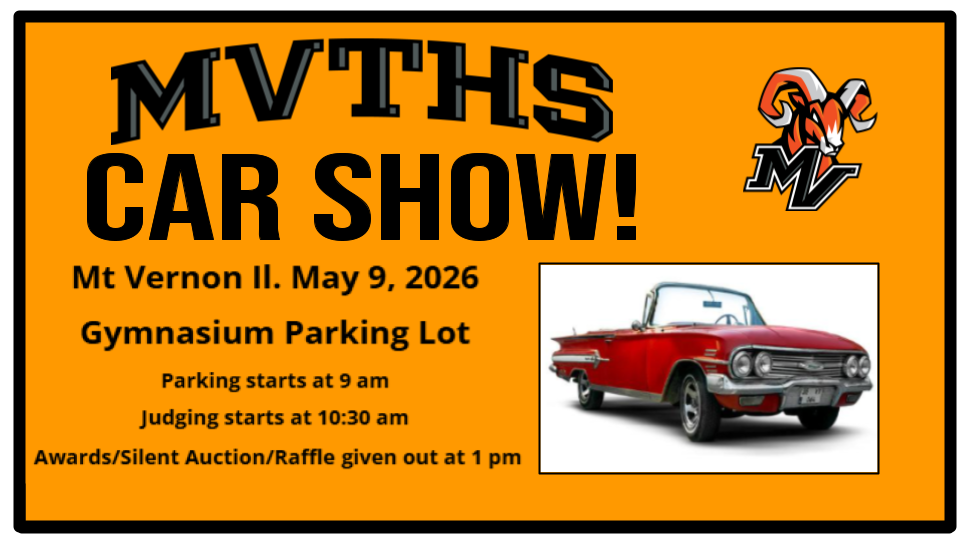 Car Show, May 9th at MVTHS