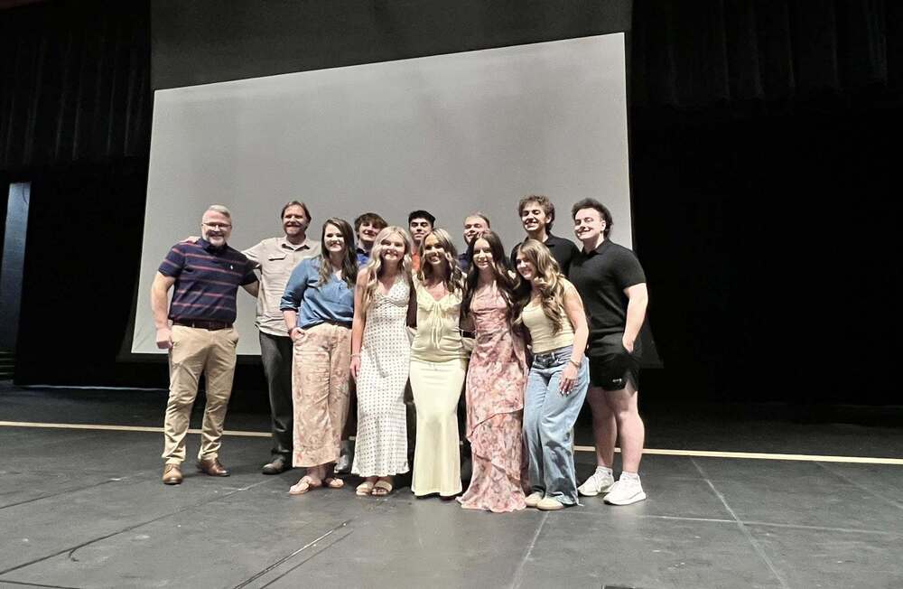 Dr. Van Zandt and the 25-26 Student Council Team