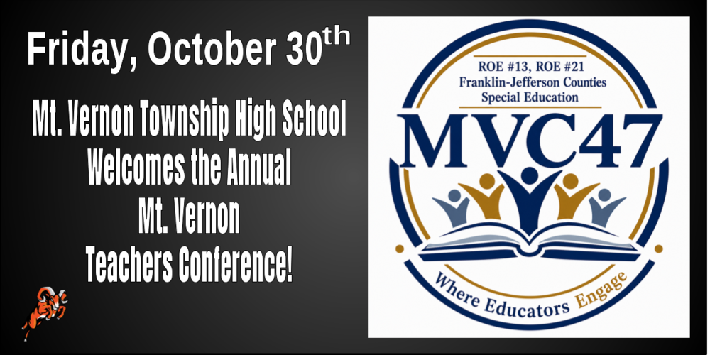 Mt. Vernon Conference this Friday Oct 30th at MVTHS