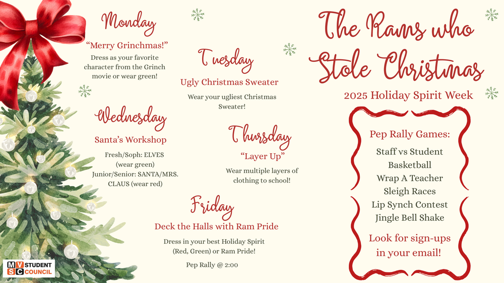 2025 Holiday Spirit Week 