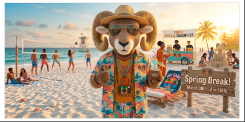 Spring Break 26 March 30th - April 6th