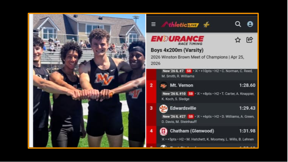 Runnin' Rams celebrate new 4X200 relay record