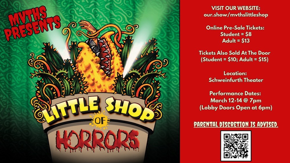 Little Shop of Horrors announcement art