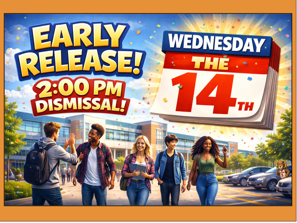 Reminder Early release Jan 14th