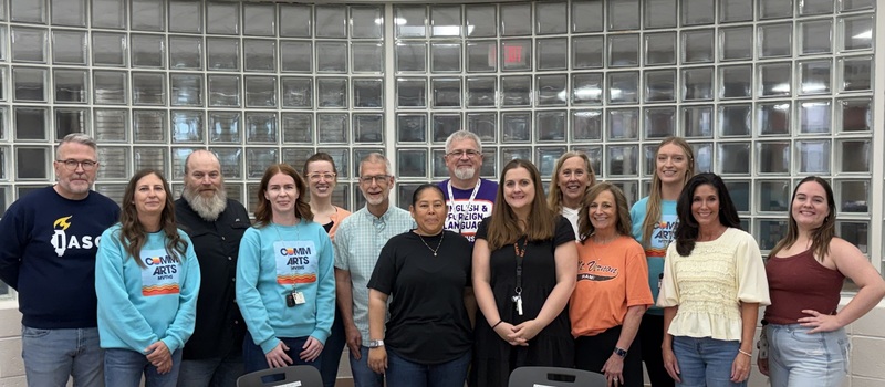 Jeff Ressler, 5th from the left, retires after 16 years.