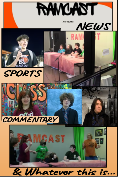 promo art for Ramcast - news, sports commentary and more