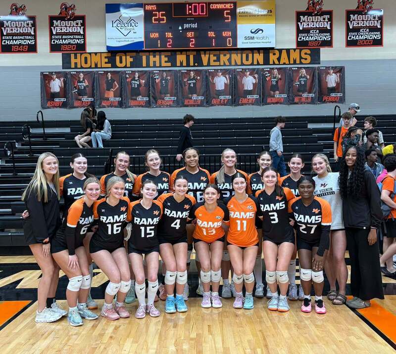 South 7 Champs Lady Rams Volleyball Team