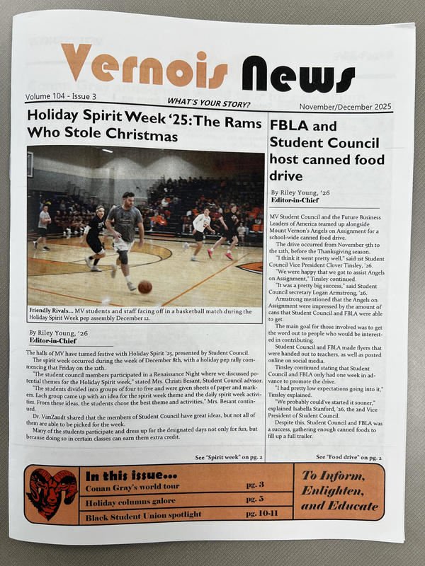 Vernois news front page