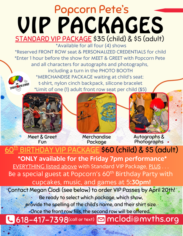 Popcorn Pete's Colorful 60th Birthday Bash Information | Mount