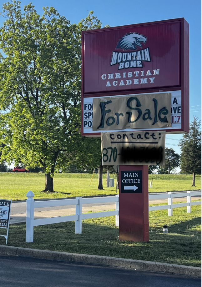 school sign