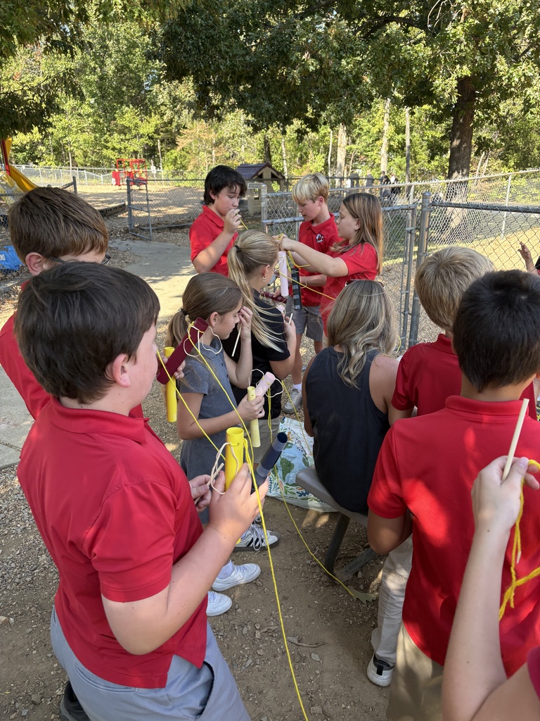 students with rockets