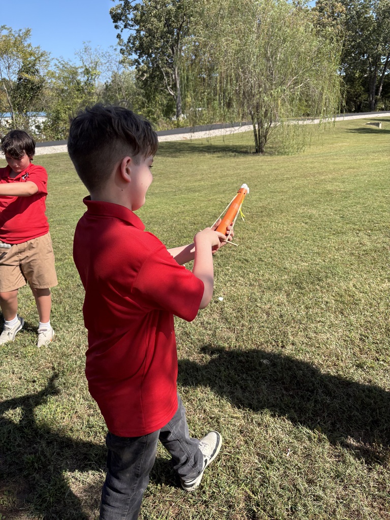 students with rockets
