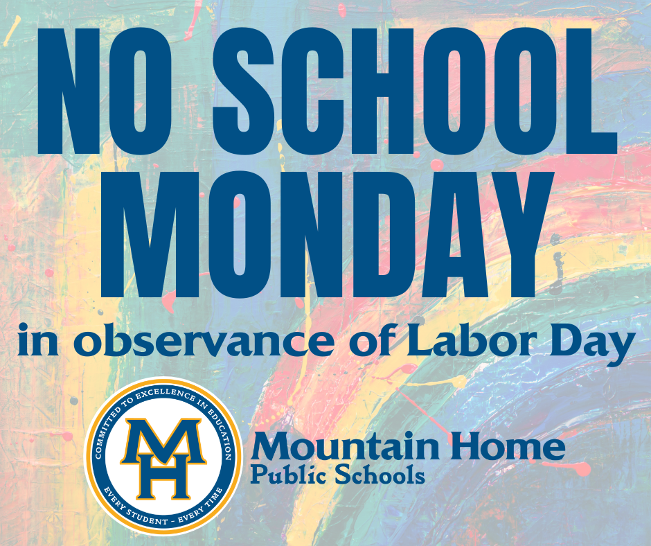 No School on Monday!
