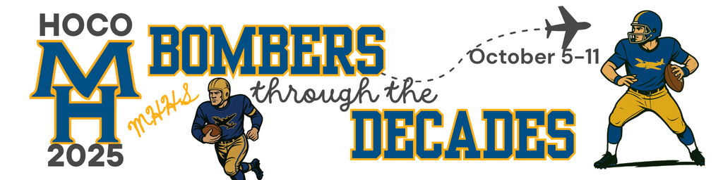 bombers through the decades graphic