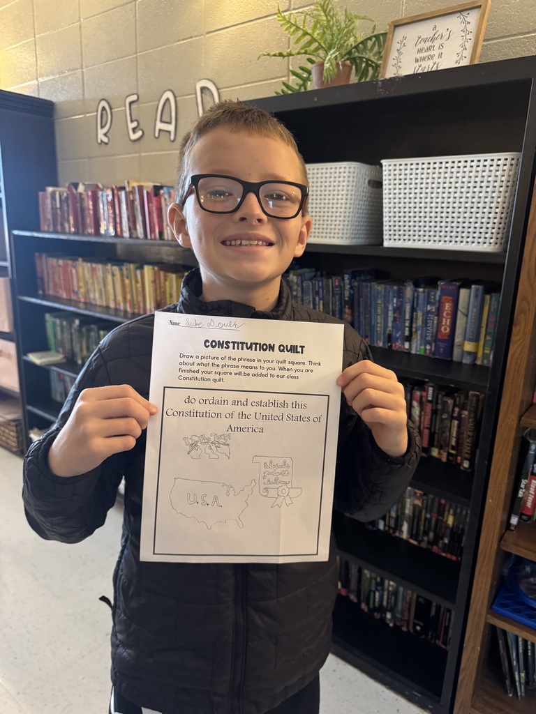 kid artwork about constitution
