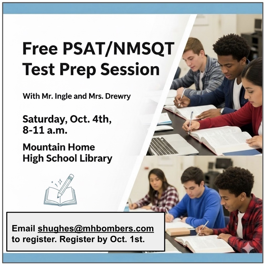 PSAT prep on 10/4 from 8-11 am