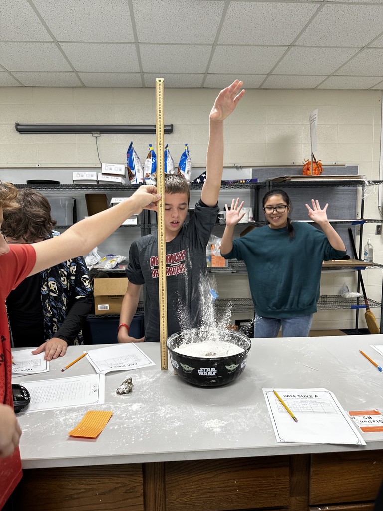 Kid doing crater lab