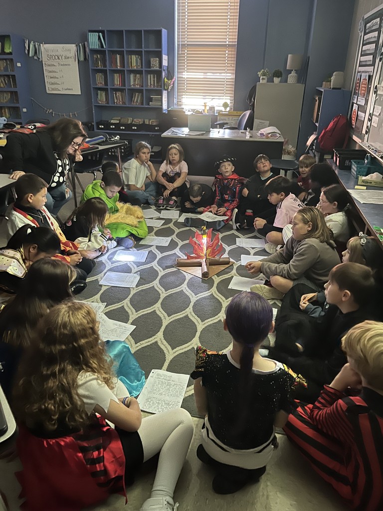 kids sharing stories