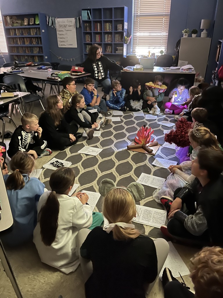 kids sharing stories