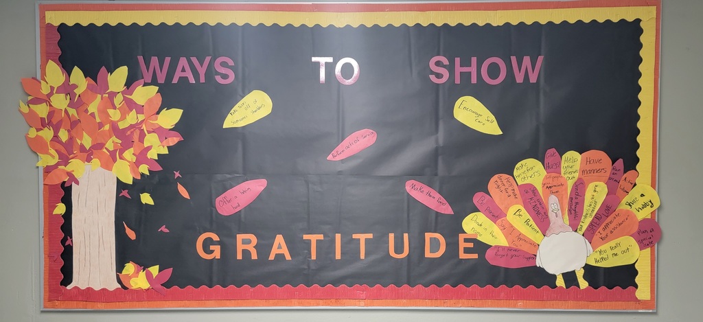 gratitude bulletin board