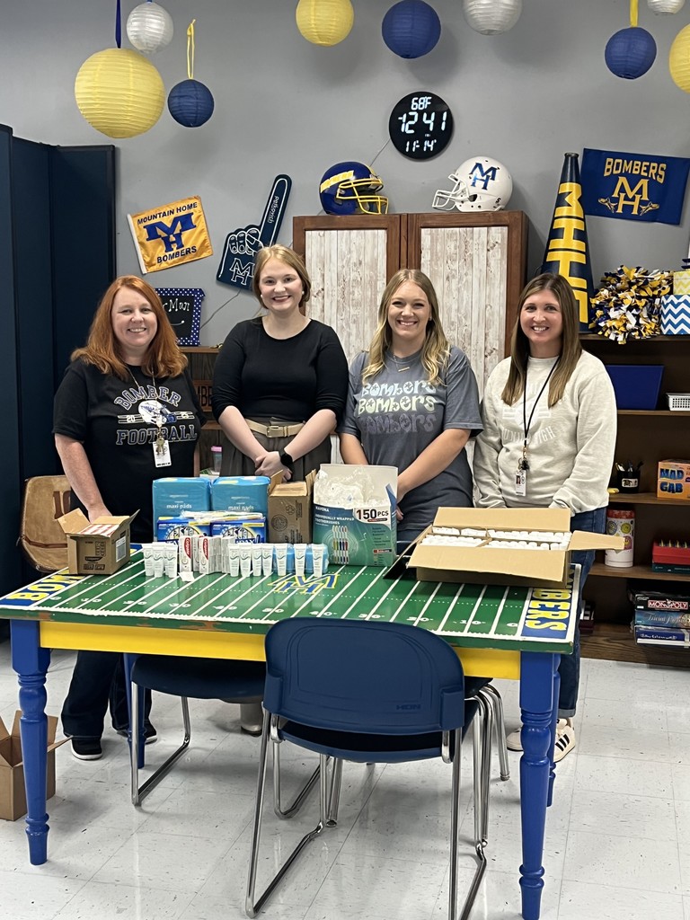 hygiene products donated to MHJH