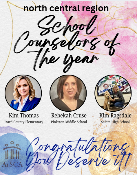 Northcentral Middle School Counselor of the year! Rebekah Cruse. 
