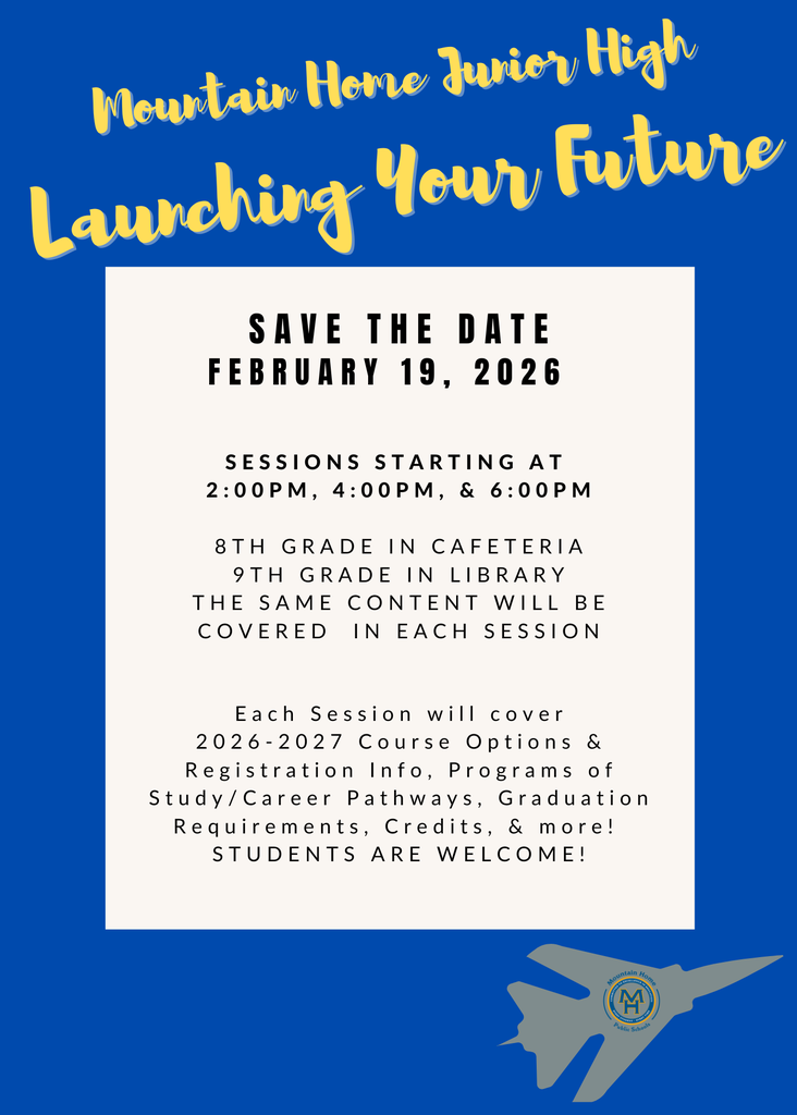 Launching your future at MHJH from 2-4 and 6 p.m. at MHJH on Feb 19, 2026