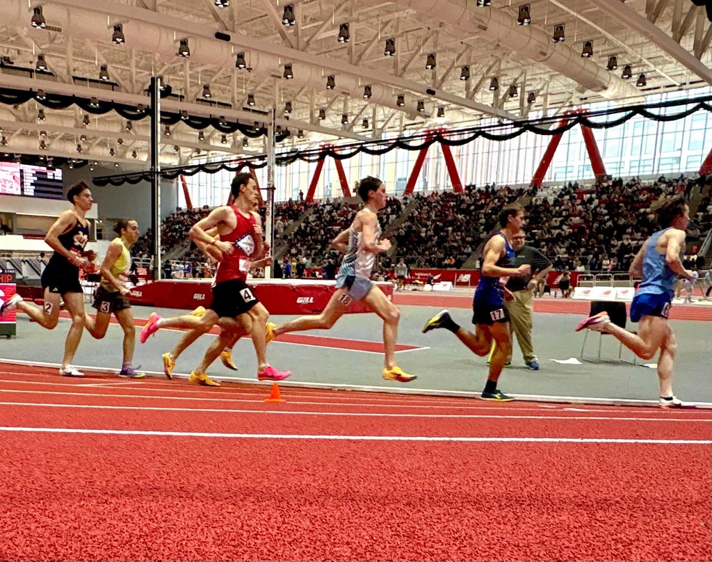JR Free and other athletes running in the New Balance Nationals
