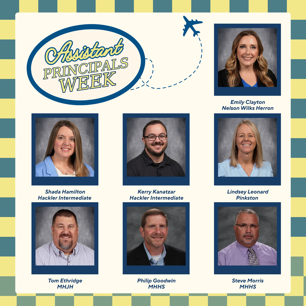 National Assistant Principals Week--images shows each of our building assistant principals