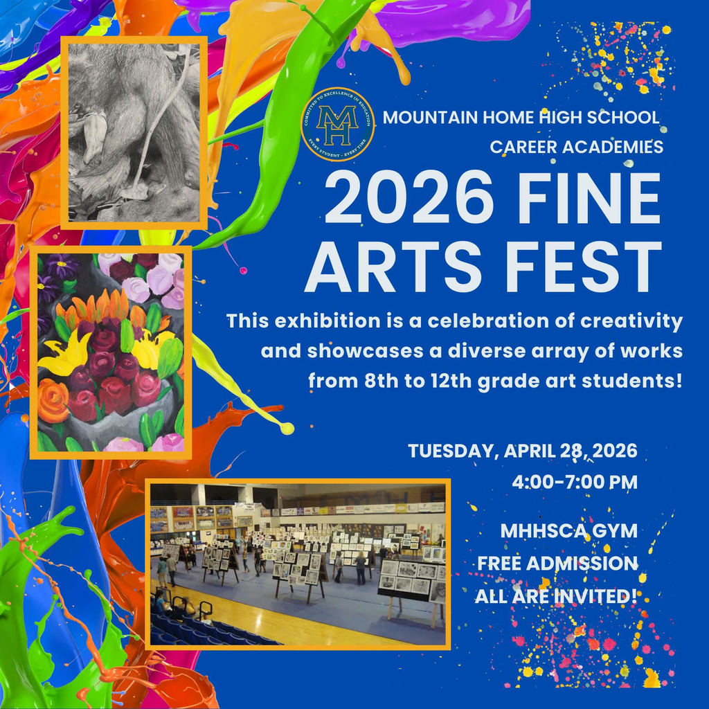 2026 Fine Arts Fest April 28, 2026 at MHHSCA Gym. Free Admission