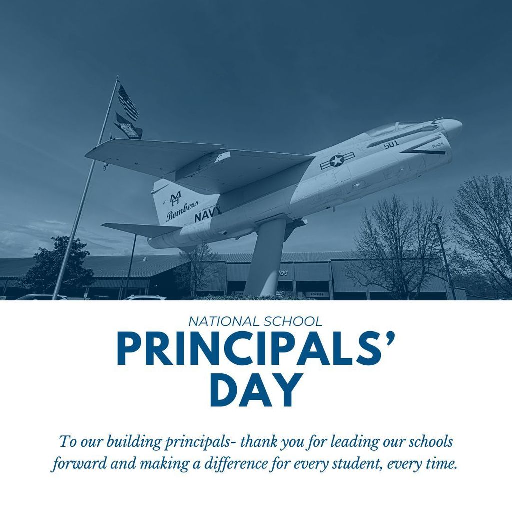 National School Principals' Day--To our building principals- thank you for leading our schools forward and making a difference for every student, every time.