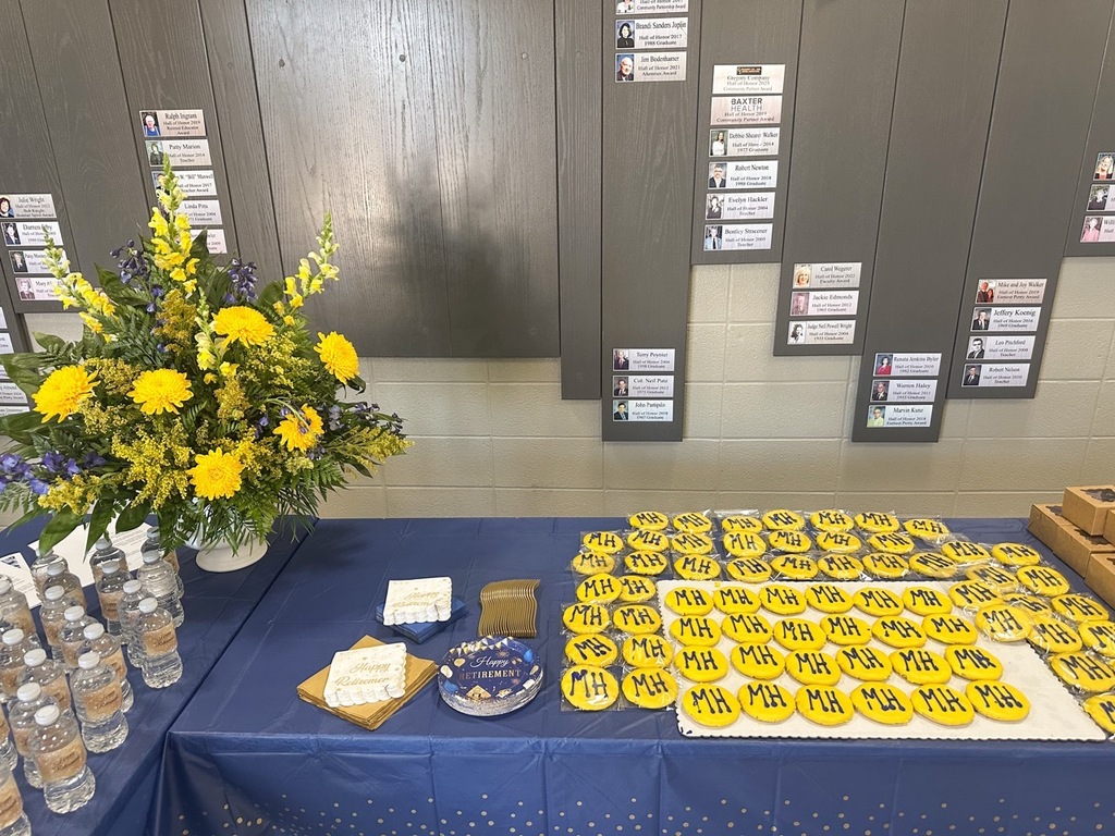 Cookies at retirement reception