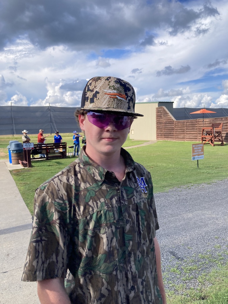 MH Junior Trap Team Member, Case Hardin competed in the Champion of Champions Shoot