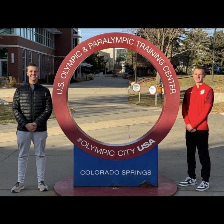 student Tyler Webb and former student Dylan Prins in Colorado Springs
