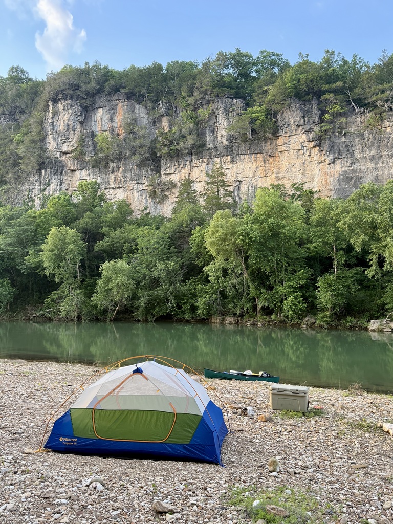 Buffalo National River tent camping