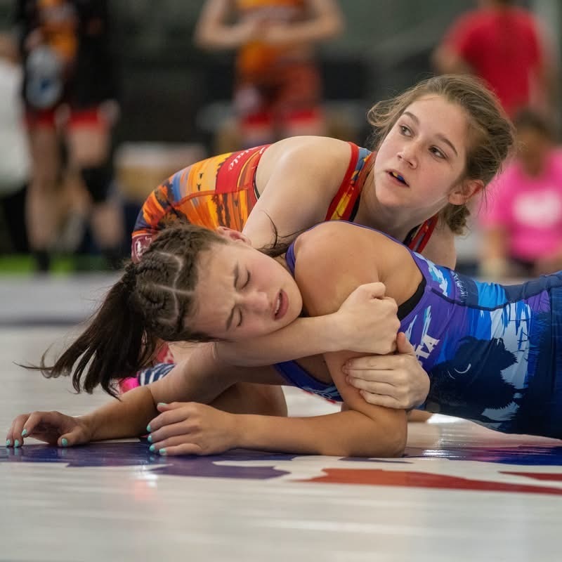 MHHS Student Anabelle Williams wrestling for Team Arkansas