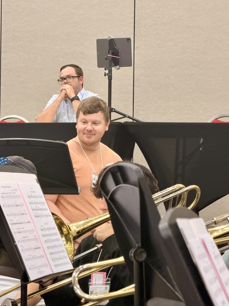 Mr. Hufford performing at the Arkansas Bandmasters Association Conducting Symposium in Fort Smith