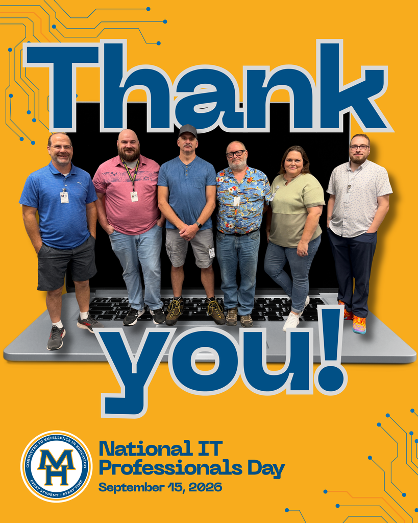National IT Professionals Day Sept. 15, 2026 thank you to our tech department-members of our tech department displayed